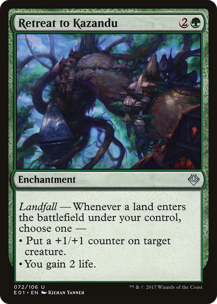 Retreat to Kazandu (072) - Archenemy: Nicol Bolas