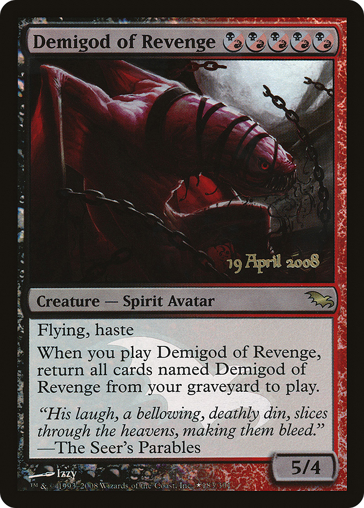 Demigod of Revenge (183★) Foil - Shadowmoor Promos