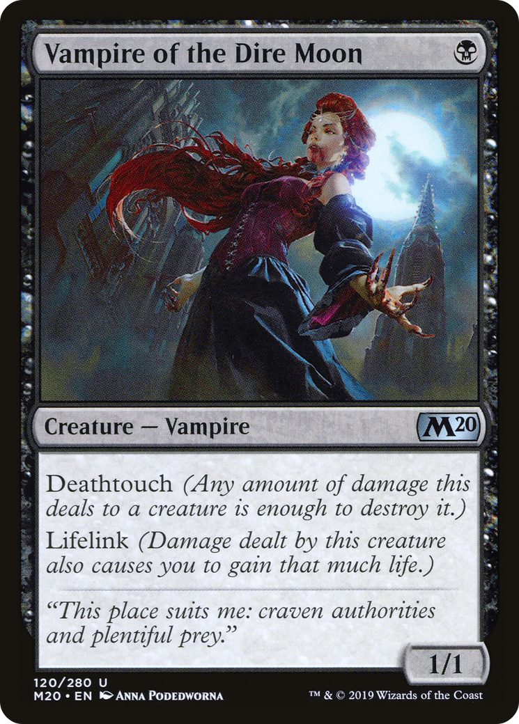 Vampire of the Dire Moon (120) Foil - Core Set 2020