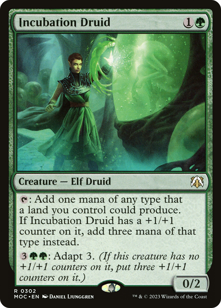 Incubation Druid (302) - March of the Machine Commander