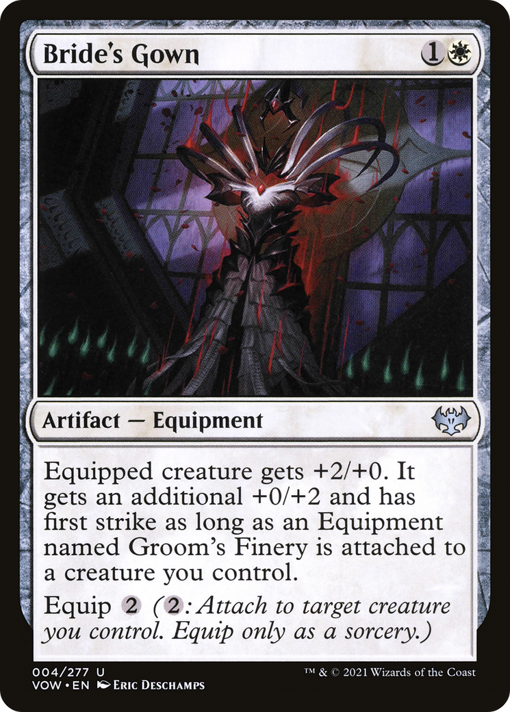 Bride's Gown (004) Foil - Innistrad: Crimson Vow