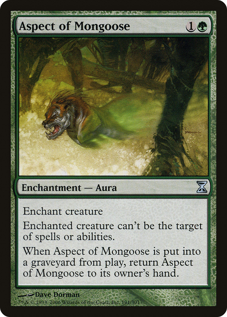 Aspect of Mongoose (191) Foil - Time Spiral