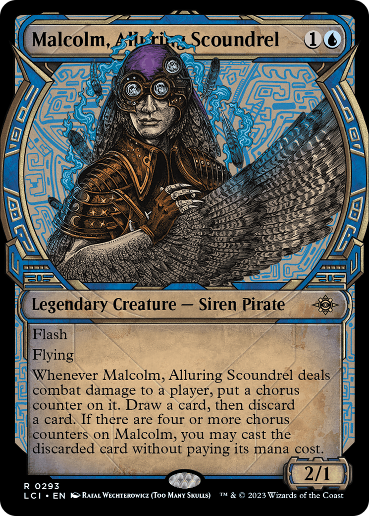 Malcolm, Alluring Scoundrel (Showcase) (293) - The Lost Caverns of Ixalan
