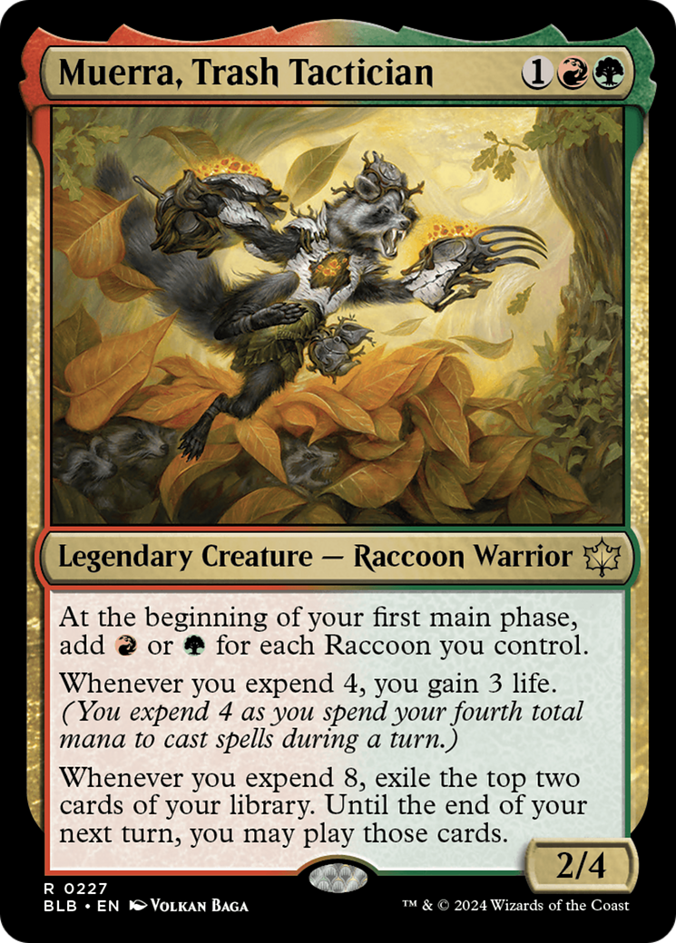 Muerra, Trash Tactician (227) Foil - Bloomburrow