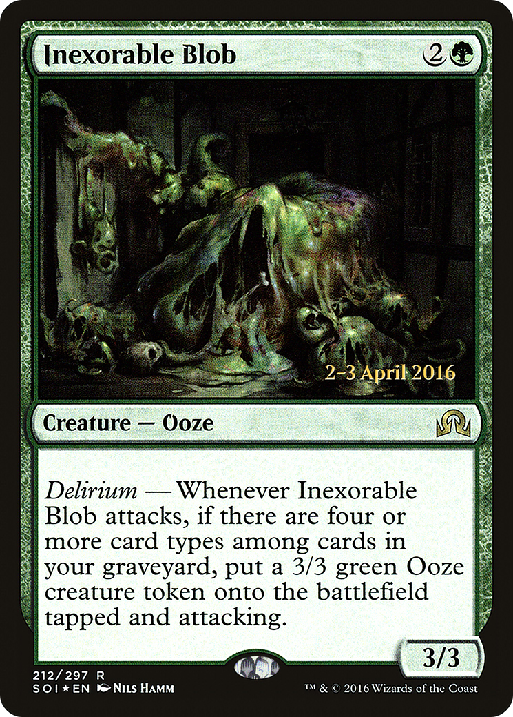 Inexorable Blob (212) Foil - Shadows over Innistrad Promos