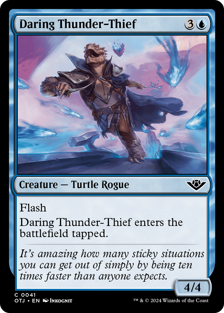 Daring Thunder-Thief (041) Foil - Outlaws of Thunder Junction