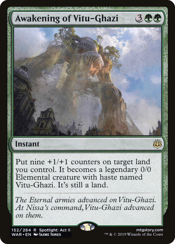 Awakening of Vitu-Ghazi (152) Foil - War of the Spark