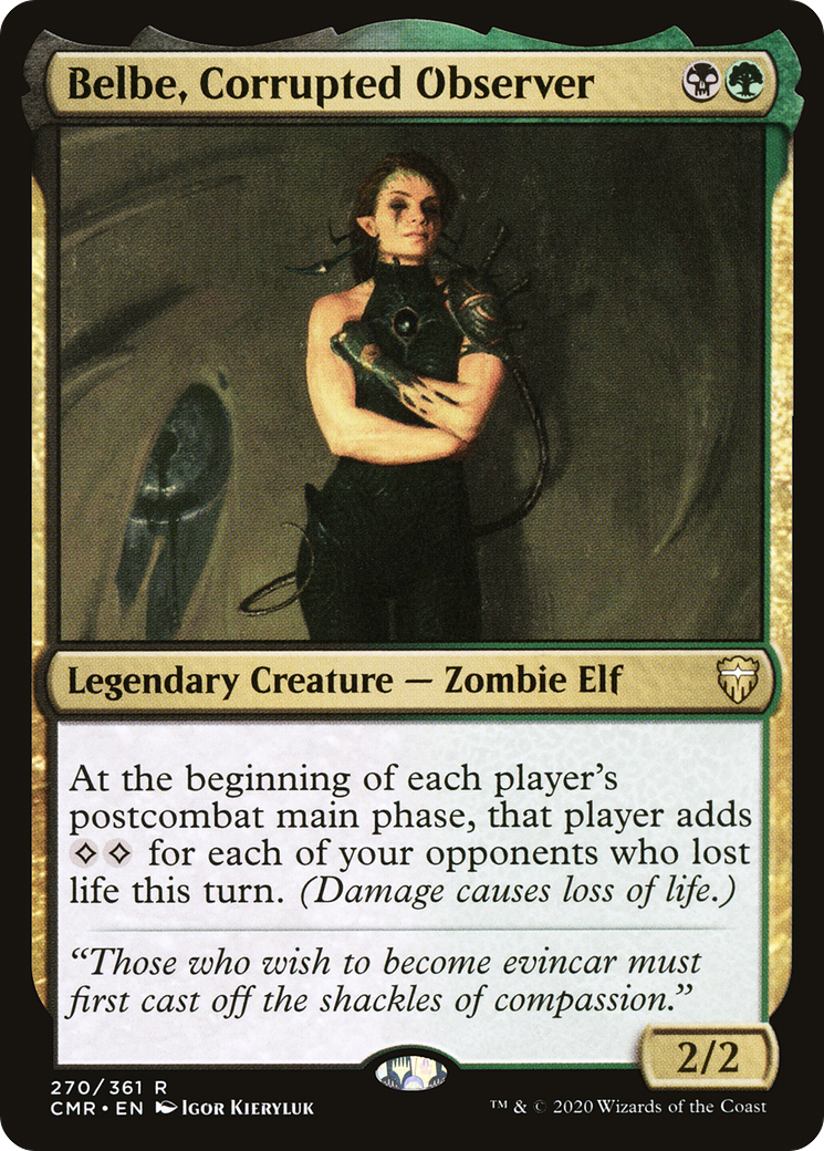 Belbe, Corrupted Observer (270) Foil - Commander Legends