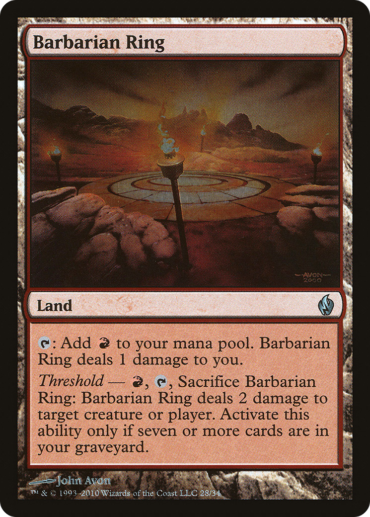 Barbarian Ring (028) Foil - Premium Deck Series: Fire and Lightning