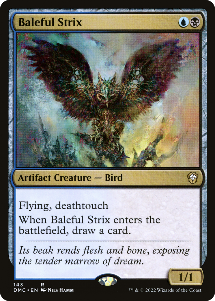 Baleful Strix (143) - Dominaria United Commander