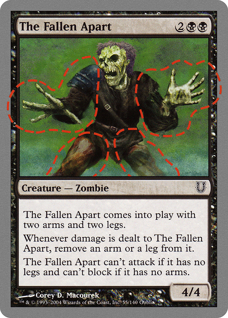 The Fallen Apart (055) Foil - Unhinged
