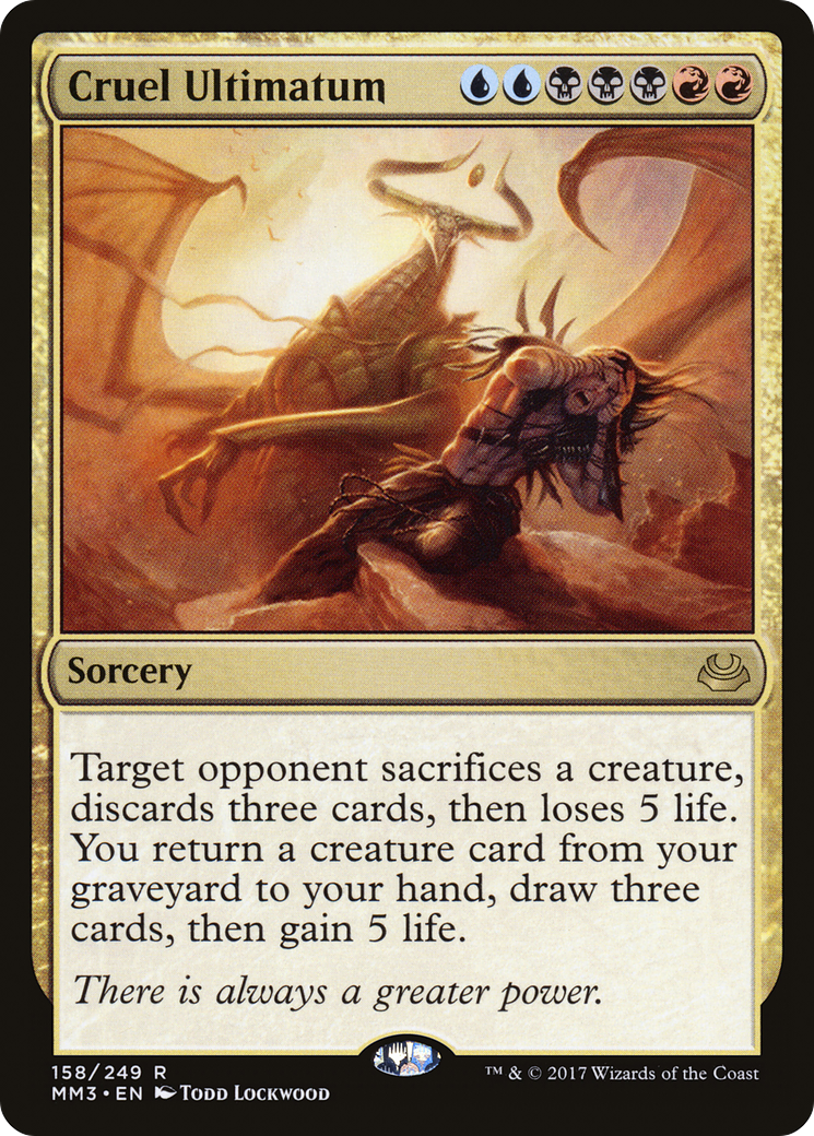 Cruel Ultimatum (158) Foil - Modern Masters 2017