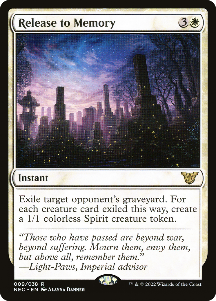 Release to Memory (009) - Neon Dynasty Commander