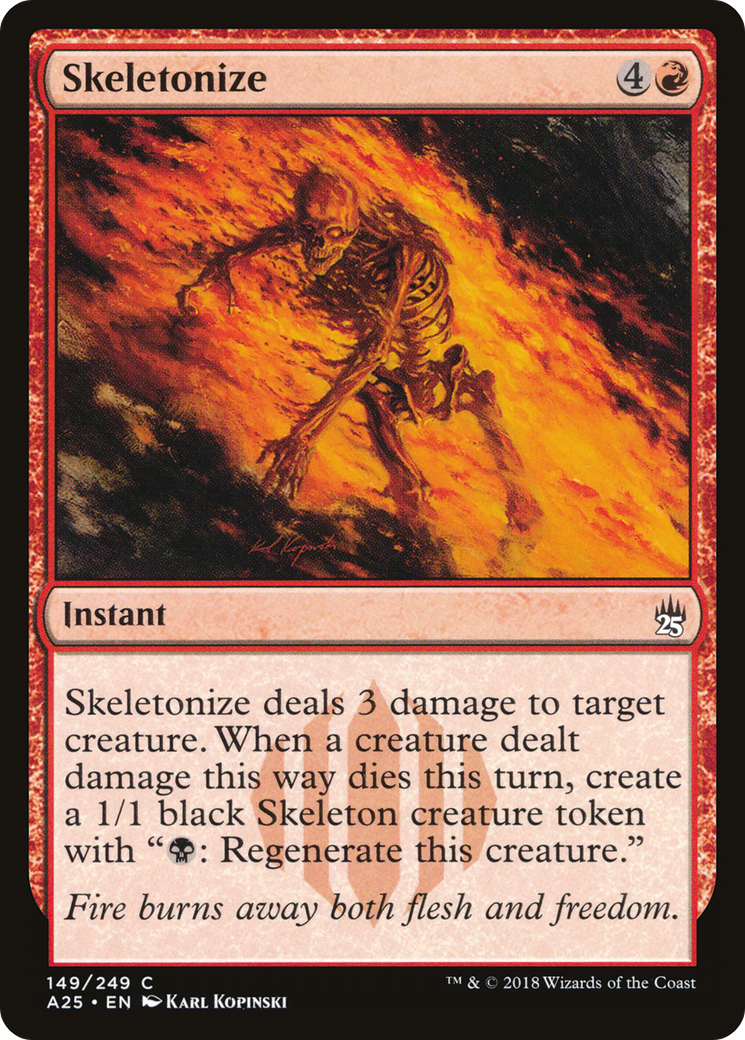 Skeletonize (149) - Masters 25