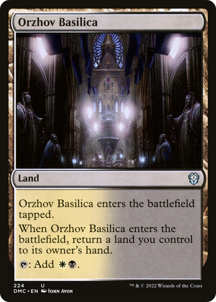 Orzhov Basilica (224) - Dominaria United Commander