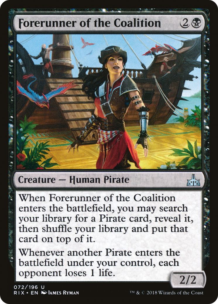 Forerunner of the Coalition (072) Foil - Rivals of Ixalan