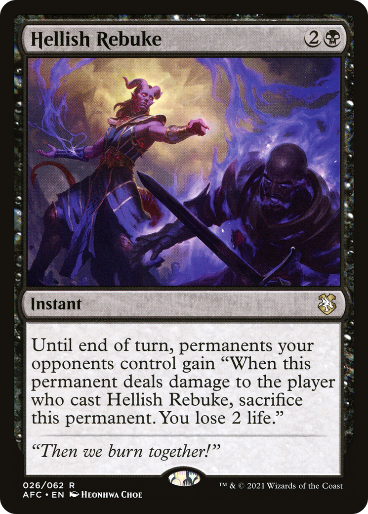 Hellish Rebuke (026) - Forgotten Realms Commander