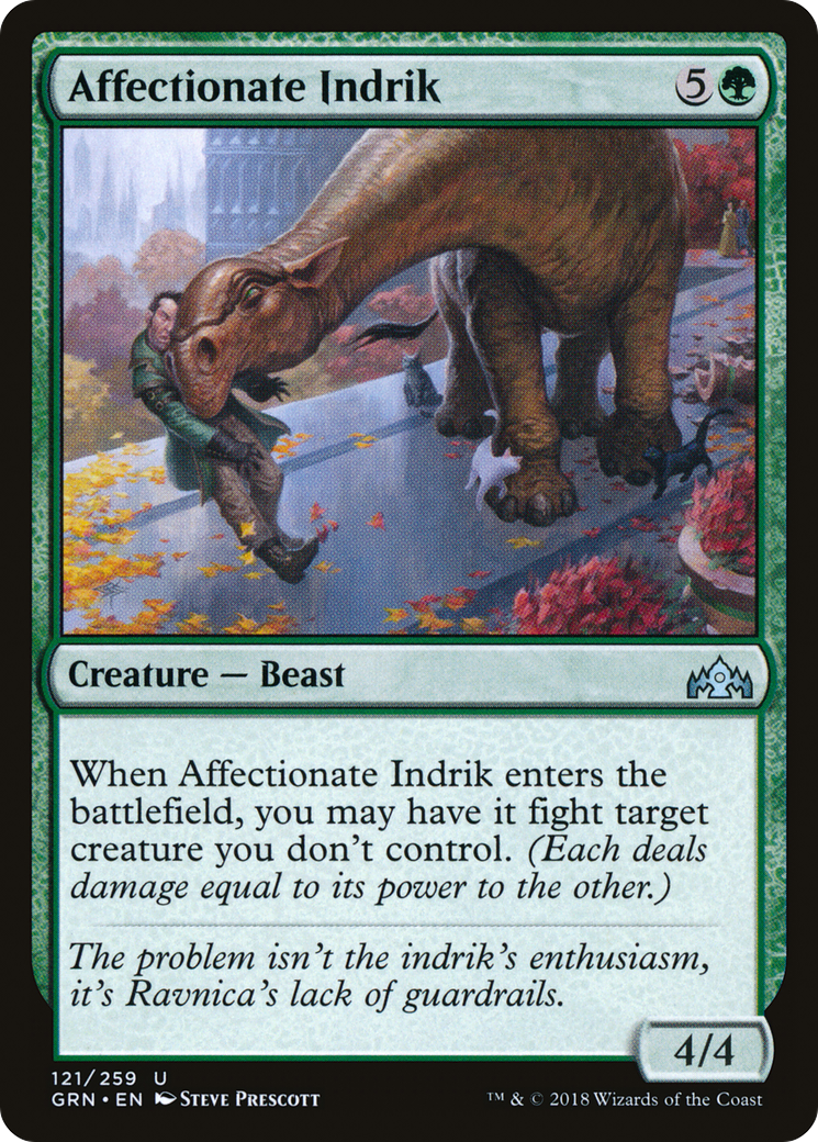 Affectionate Indrik (121) - Guilds of Ravnica