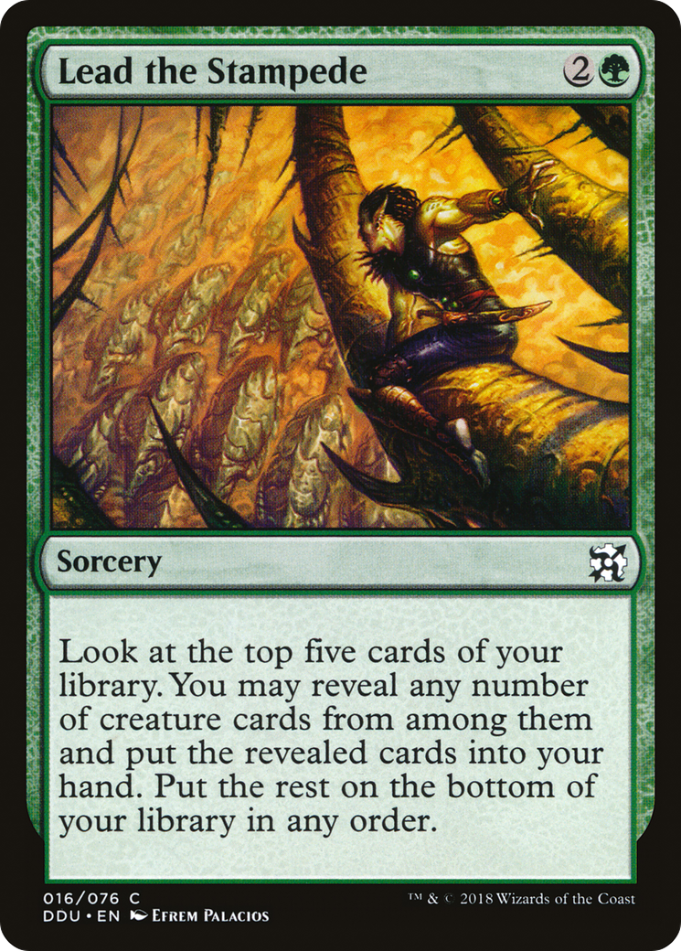 Lead the Stampede (016) - Duel Decks: Elves vs. Inventors