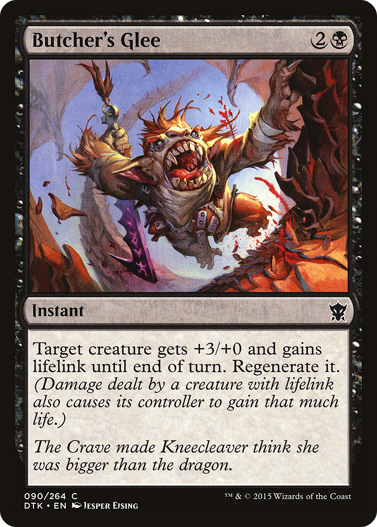 Butcher's Glee (090) - Dragons of Tarkir