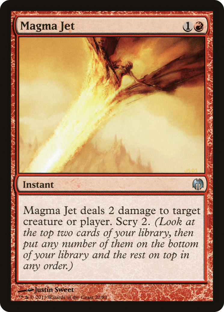 Magma Jet (022) - Duel Decks: Heroes vs. Monsters