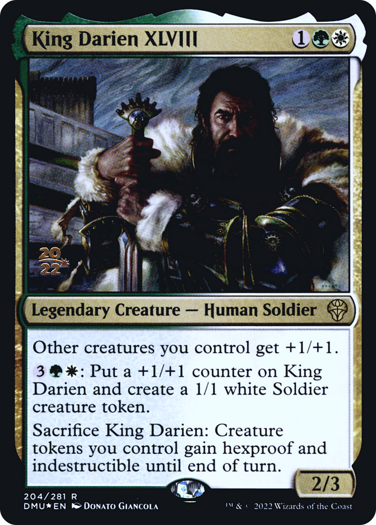 King Darien XLVIII (204s) Foil - Dominaria United Promos