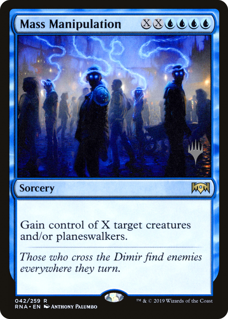 Mass Manipulation (42p) Foil - Ravnica Allegiance Promos