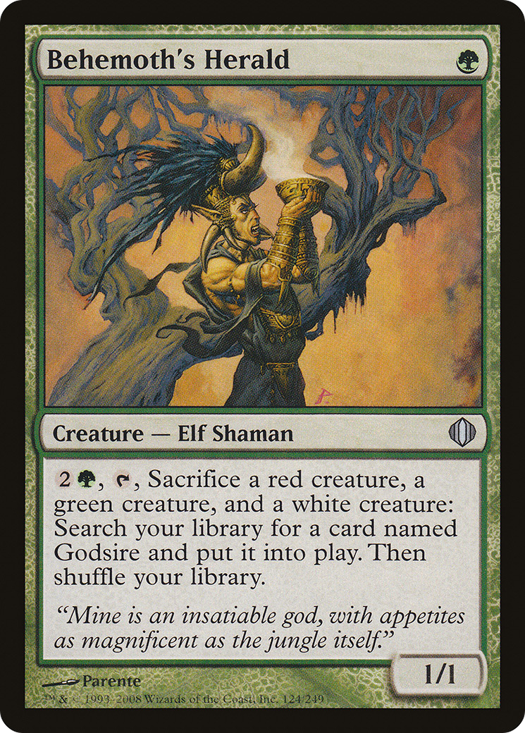 Behemoth's Herald (124) Foil - Shards of Alara
