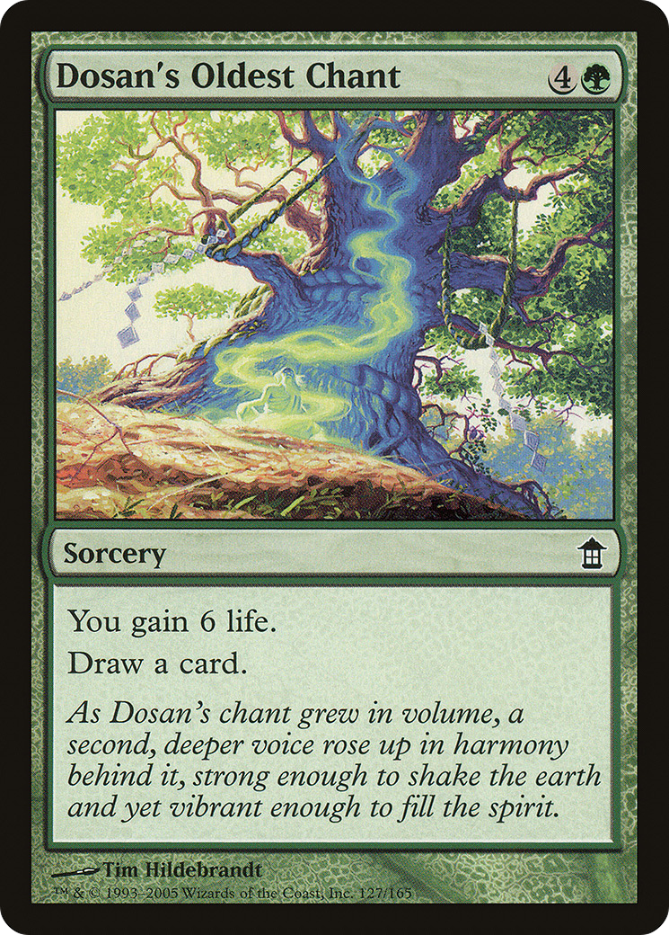 Dosan's Oldest Chant (127) Foil - Saviors of Kamigawa