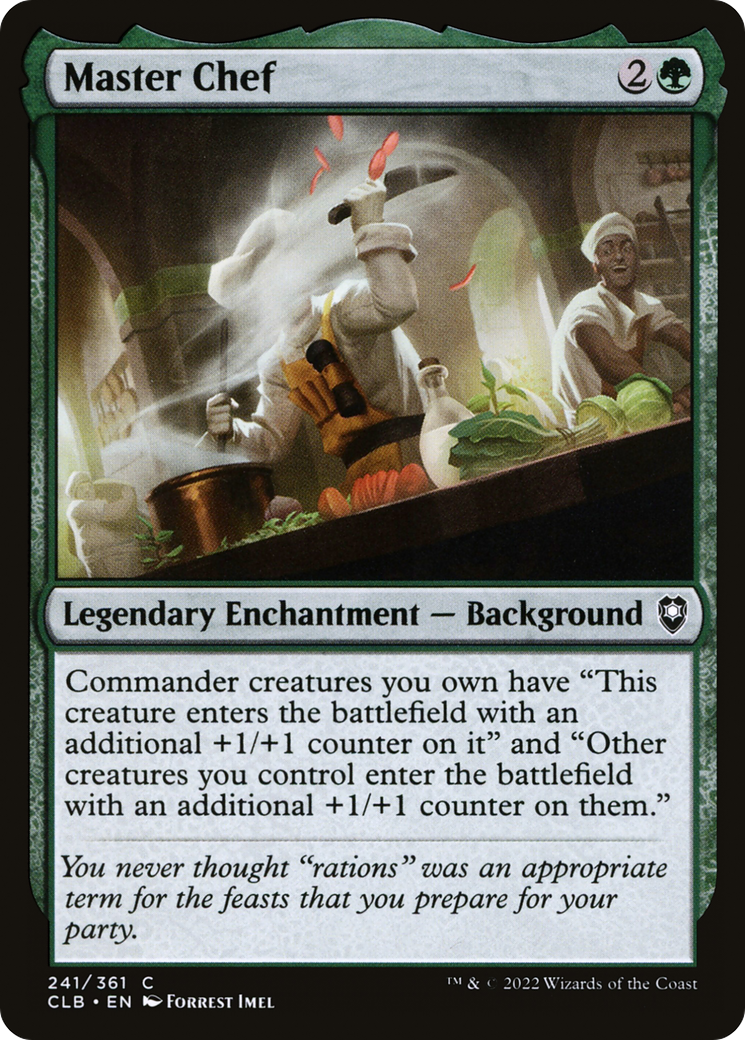 Master Chef (241) Foil - Commander Legends: Battle for Baldur's Gate