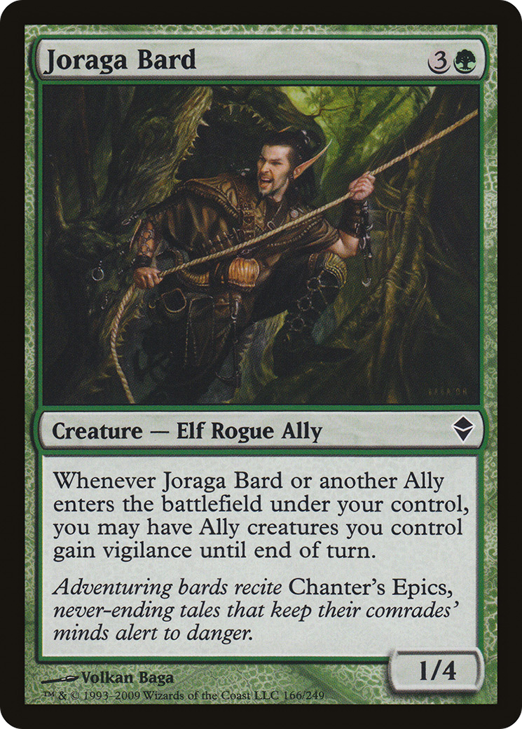 Joraga Bard (166) Foil - Zendikar