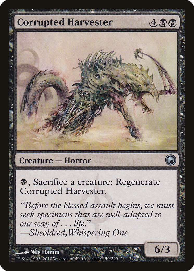 Corrupted Harvester (059) Foil - Scars of Mirrodin