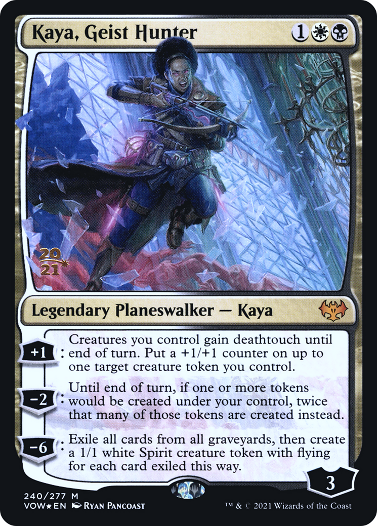 Kaya, Geist Hunter (240s) Foil - Innistrad: Crimson Vow Promos