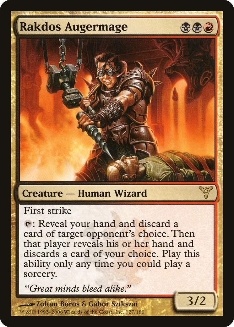 Rakdos Augermage (127) Foil - Dissension