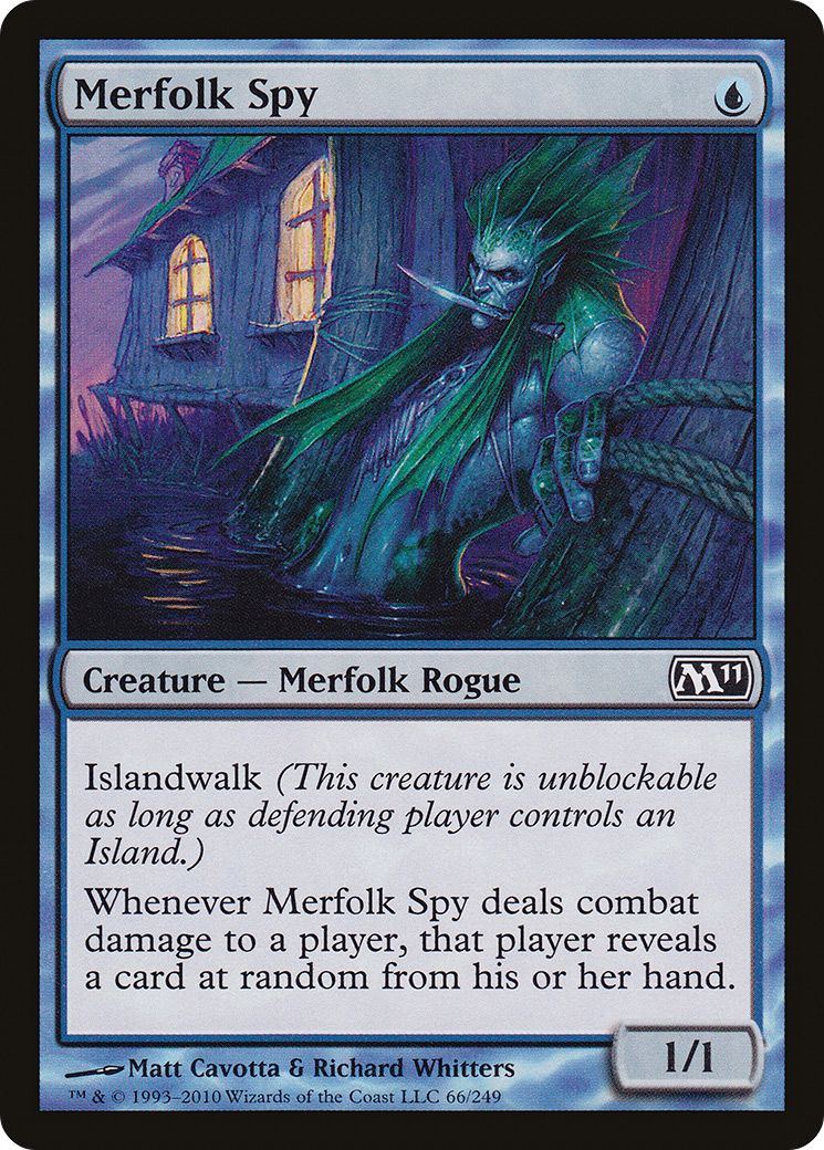 Merfolk Spy (066) Foil - Magic 2011