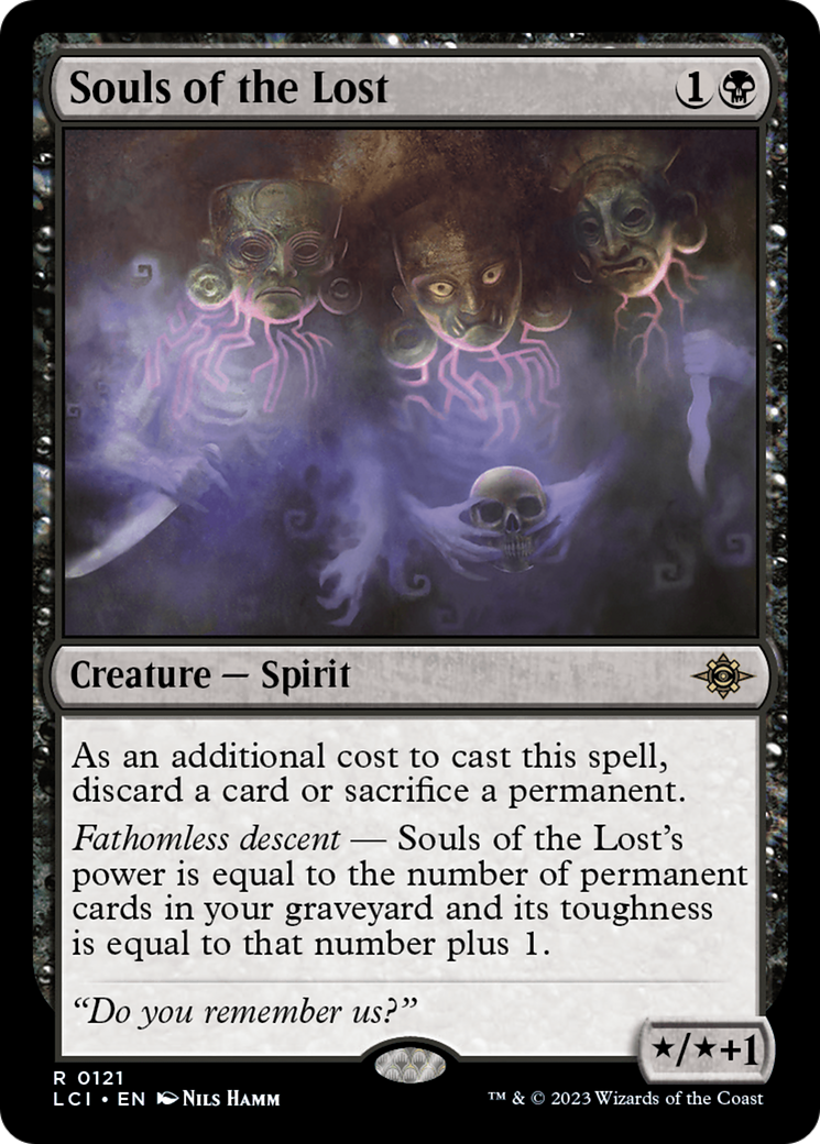 Souls of the Lost (121) Foil - The Lost Caverns of Ixalan