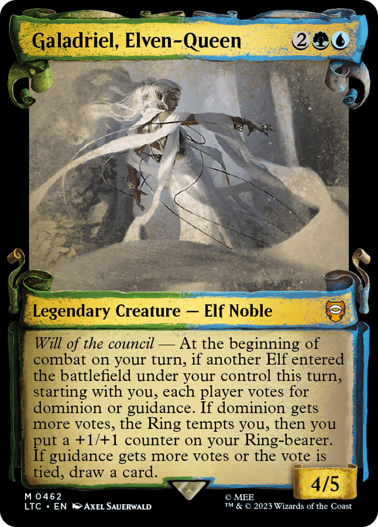 Galadriel, Elven-Queen (Showcase) (462) Foil - Tales of Middle-earth Commander