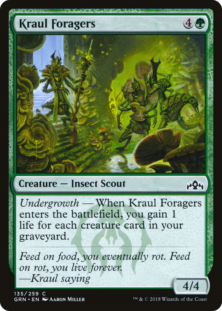 Kraul Foragers (135) Foil - Guilds of Ravnica