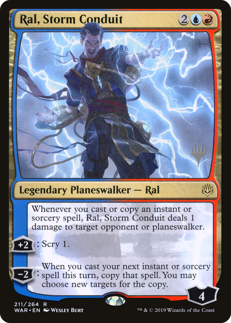 Ral, Storm Conduit (211p) - War of the Spark Promos