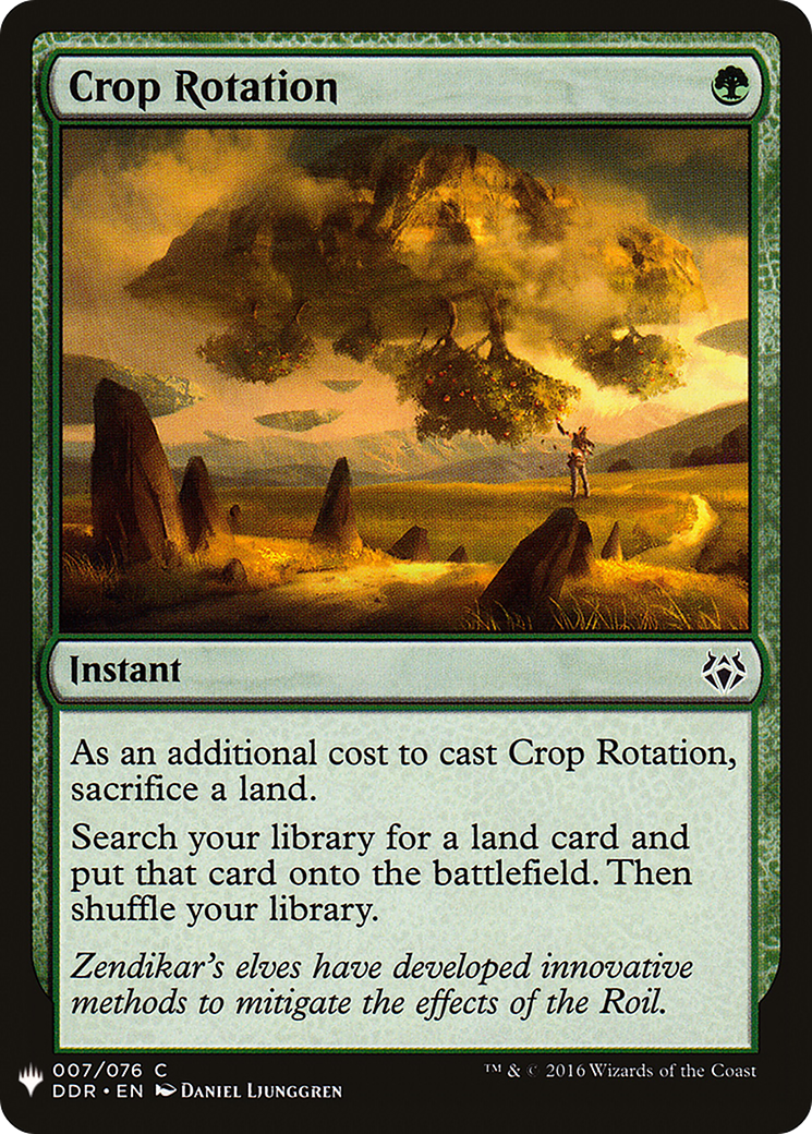 Crop Rotation (DDR-7) - The List