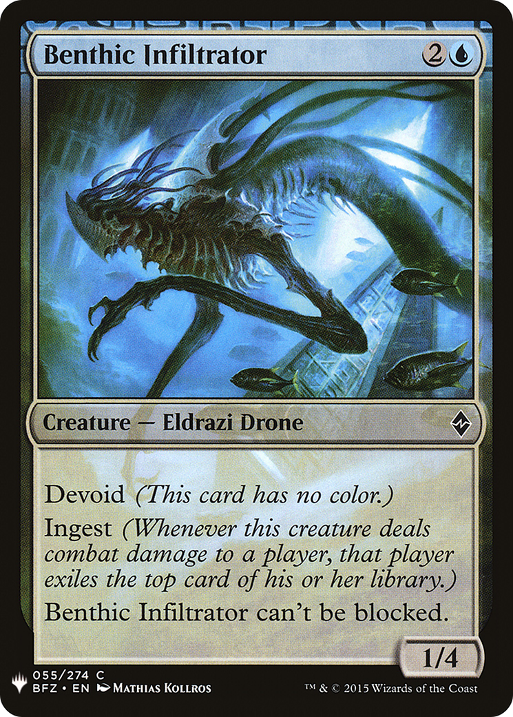 Benthic Infiltrator (BFZ-55) - The List