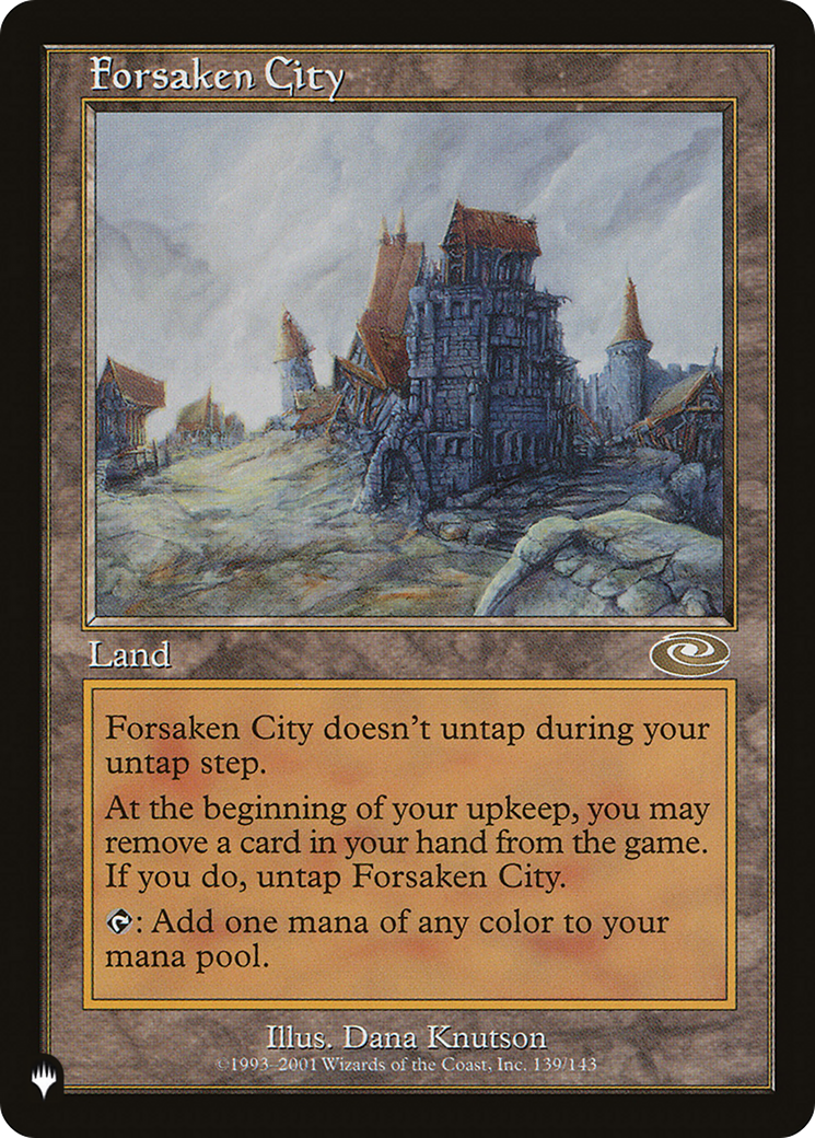 Forsaken City (Retro) (PLS-139) - The List