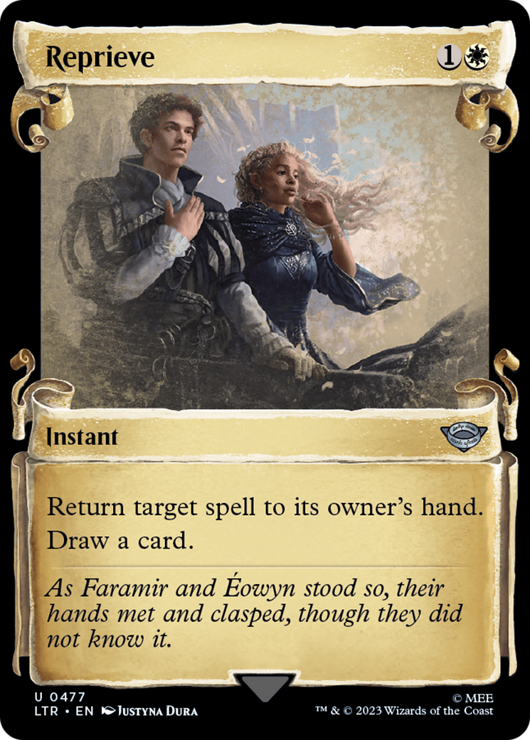 Reprieve (Showcase Scrolls) (Showcase) (477) Foil - The Lord of the Rings: Tales of Middle-earth