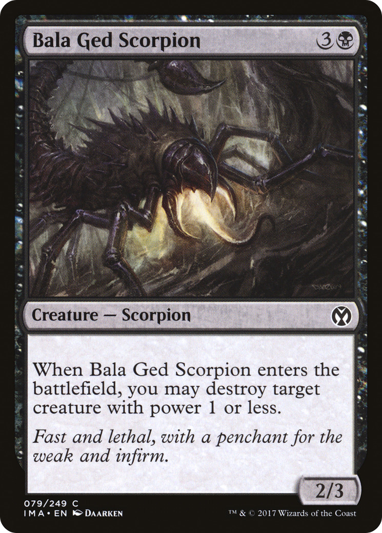 Bala Ged Scorpion (079) Foil - Iconic Masters