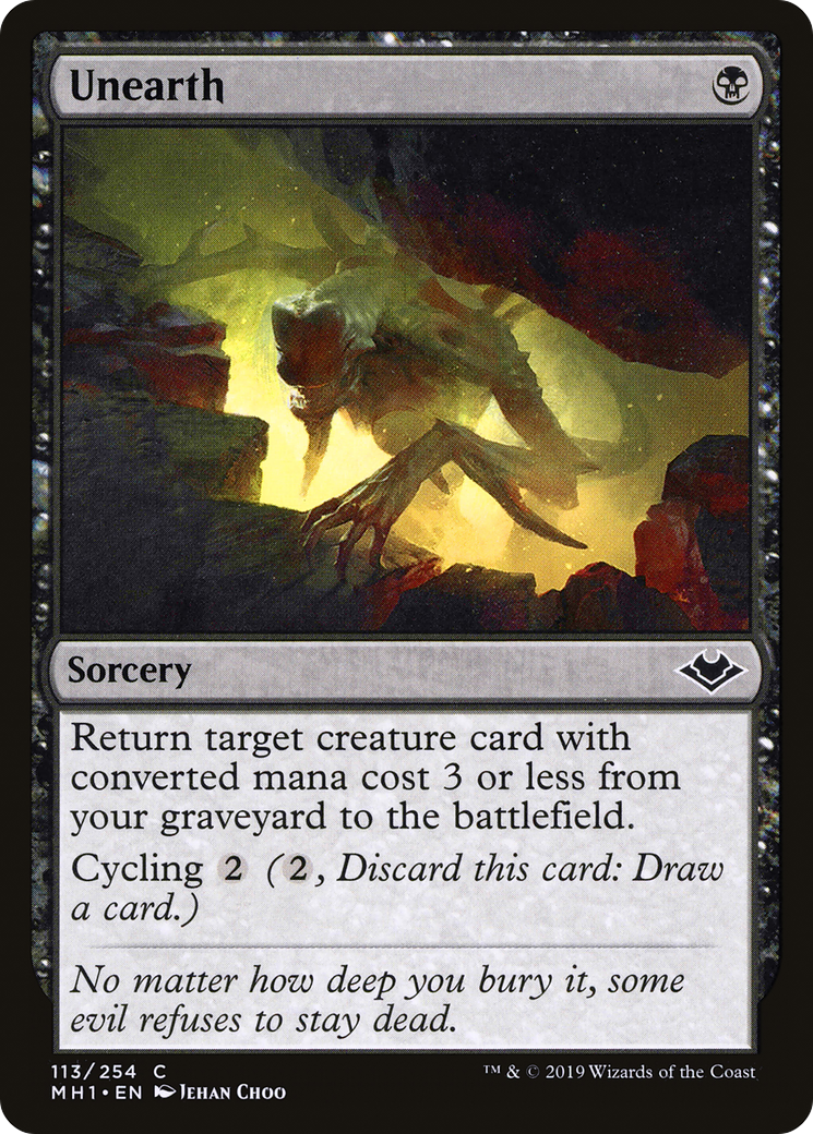 Unearth (113) Foil - Modern Horizons