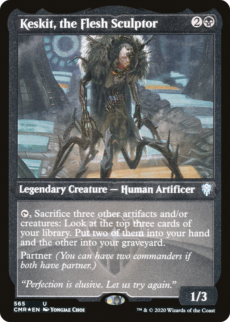 Keskit, the Flesh Sculptor (565) Etched - Commander Legends