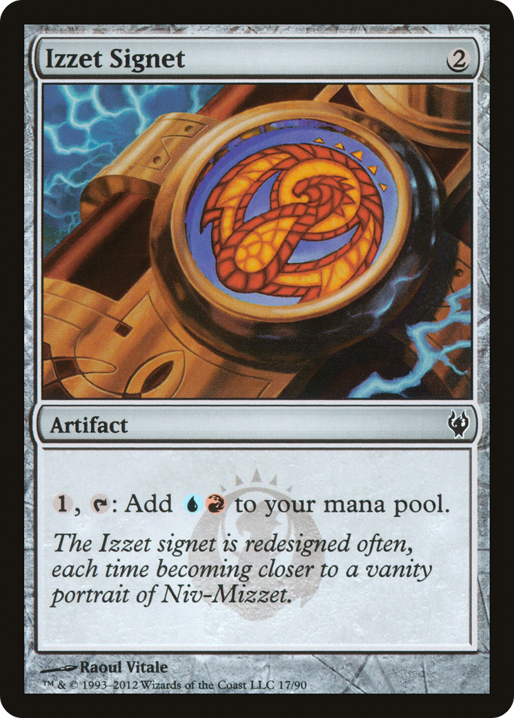 Izzet Signet (017) - Duel Decks: Izzet vs. Golgari