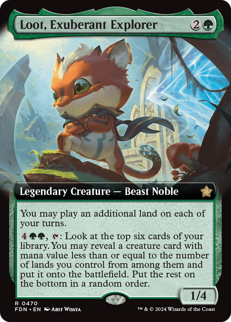 Loot, Exuberant Explorer (Extended Art) (470) Foil - Foundations
