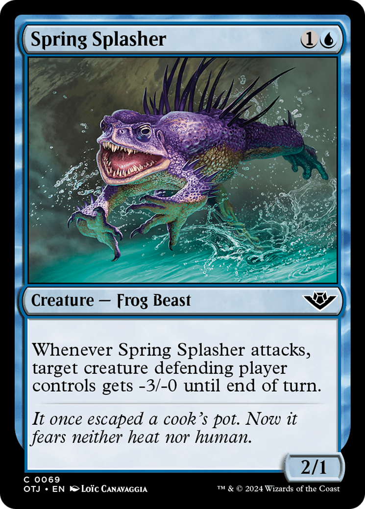 Spring Splasher (069) Foil - Outlaws of Thunder Junction