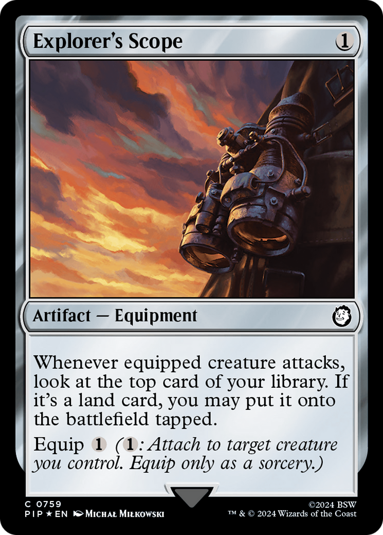 Explorer's Scope (Surge Foil) (759) Foil - Fallout